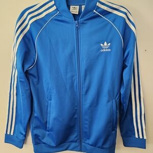 Adidas NWT YOUTH Blue Track Jacket